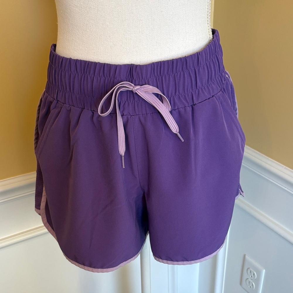 Reebok Women's Purple Athletic Shorts